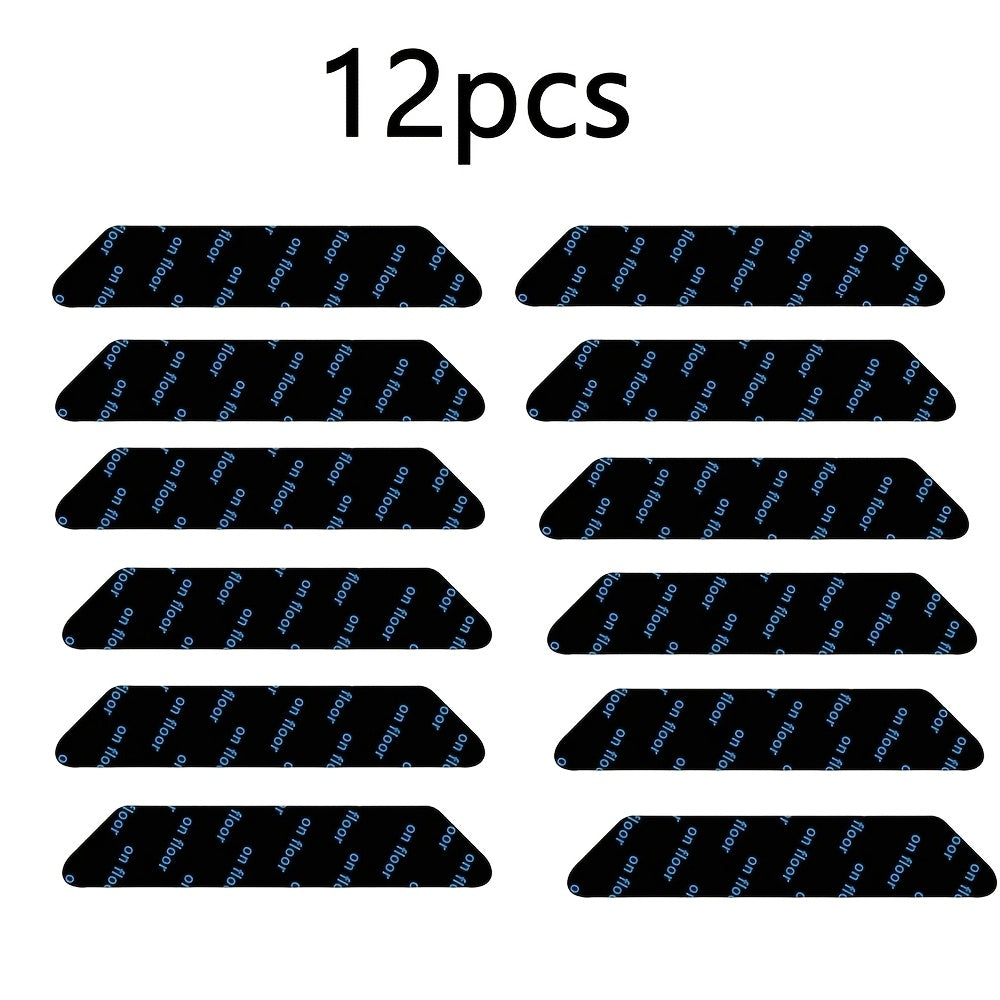 Набор из 12, 24 или 36 ковриков для ковров — противоскользящие, многоразовые и моющиеся — идеально подходят для деревянных полов и ковров — в комплект входят угловые накладки для ковров