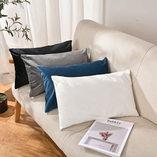 1 piece Dutch Velvet throw pillowcase, single sided printing, 29.97cm x 50.04cm, perfect for sofa or bedroom decoration, pillow core not included.