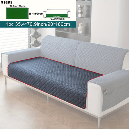 Anti-slip sofa cushion protective pad suitable for all types of sofas, machine washable.