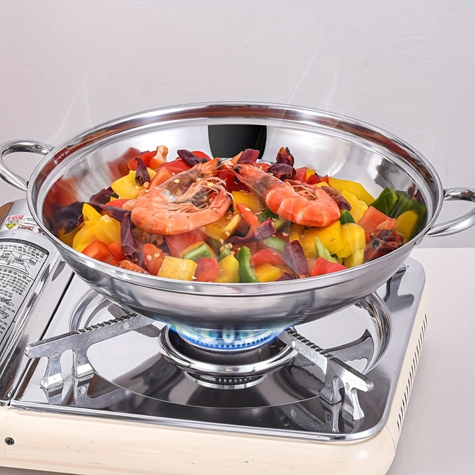 Stainless Steel Hot Pot and Sauté Pan Set with Versatile Functions