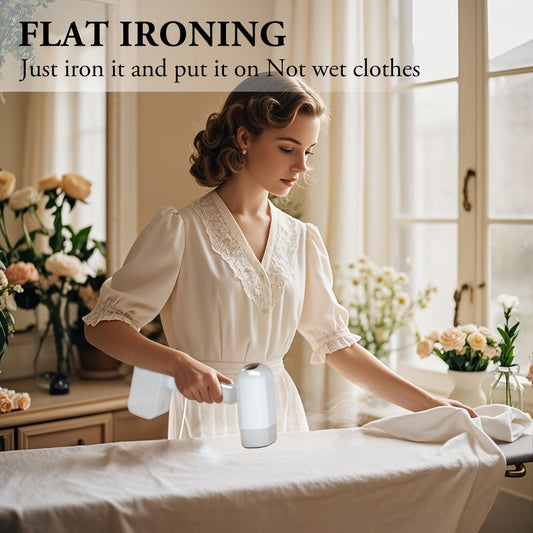 Introducing the SHUNING 1800W Portable Mini Steam Iron! This compact iron features a generous 330ML water tank, rapid 20-second heating, 5 adjustable temperature settings, and a foldable design with a convenient measuring cup. Perfect for both travel and