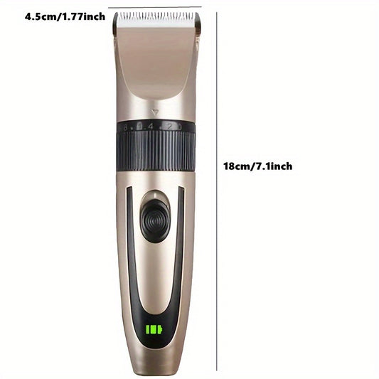 Cordless hair clippers for men, rechargeable electric cutting machine, vintage shaver and trimmer tools for barber salons