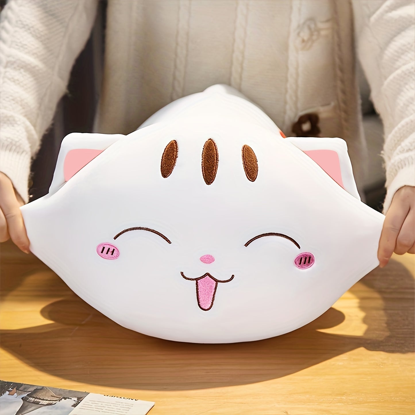 Cute 24.99cm Cat Plush Toy - Soft Stuffed Animal Pillow, Great for Gifts, Ideal for Family and Friends