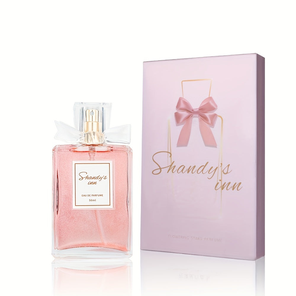 50ml Eau De Parfum for women with refreshing, long-lasting scent of floral and fruity notes, ideal for dating and daily wear. Perfect gift for her.