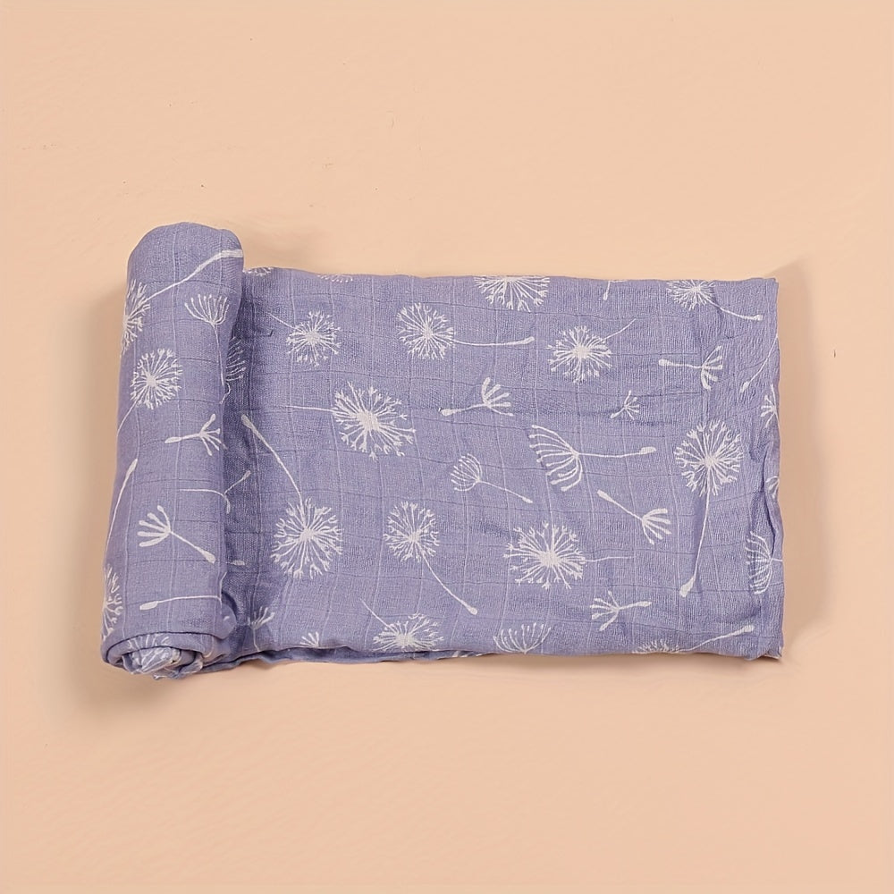 Muslin Blanket made with 70% bamboo and 30% cotton, perfect for soft, skin-friendly bath towel. Ideal for home and travel, great as a gift for Halloween or Christmas.