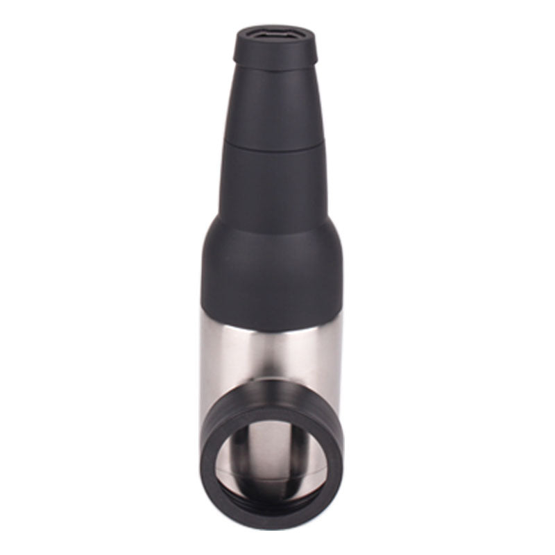 1pc Stainless Steel 3-in-1 Beer Bottle Insulator with Opener, Gifts for Men