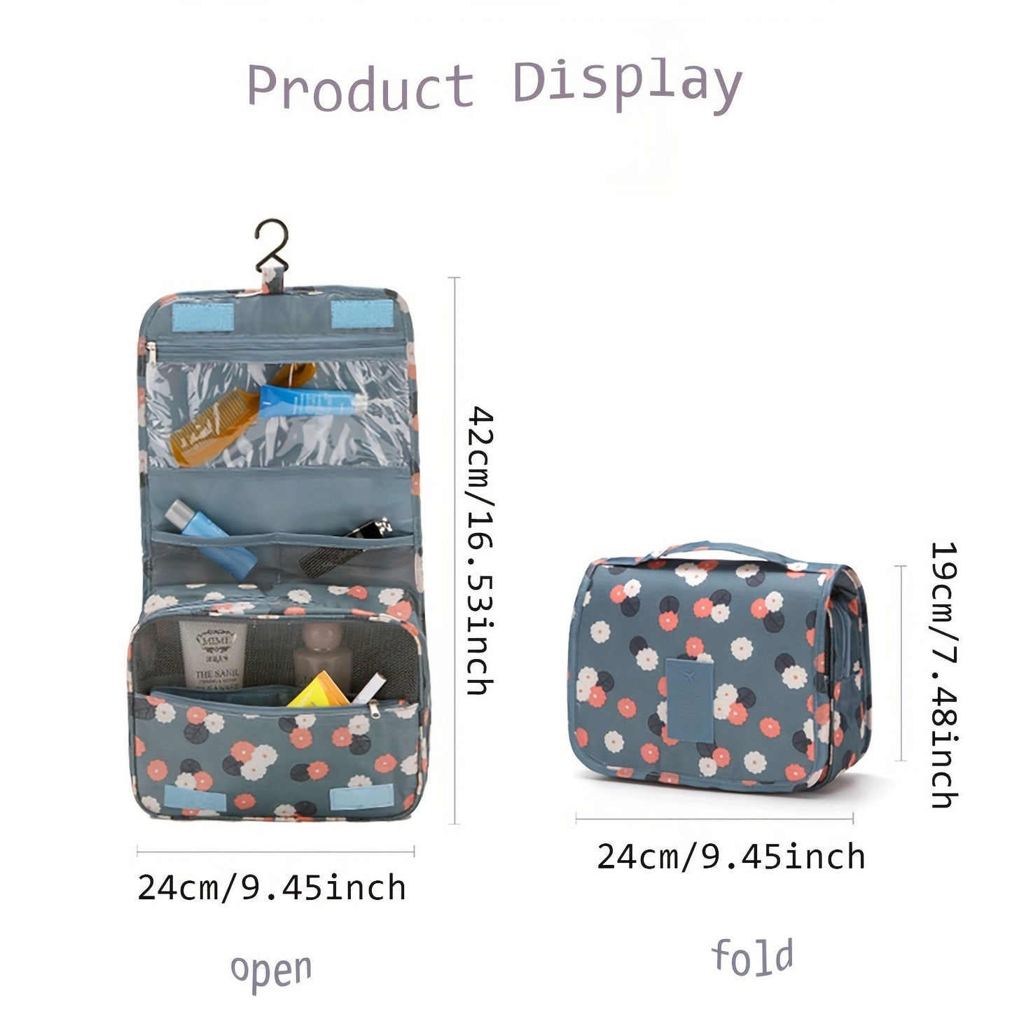 The Travel Organizer Bag is well-equipped for all your needs, with multiple layers for dry/wet separation. Ideal for moms and makeup storage, this bag is made of durable polyester and comes in stylish striped, green, and blue options.