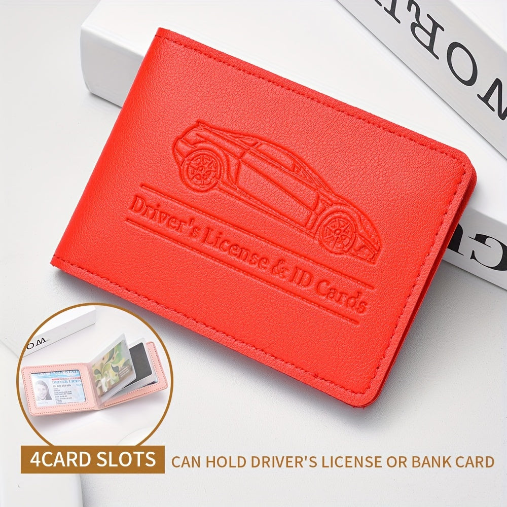 Stylish and lightweight cardholder designed to hold credit cards, driver's licenses, and ID cards for everyday use.