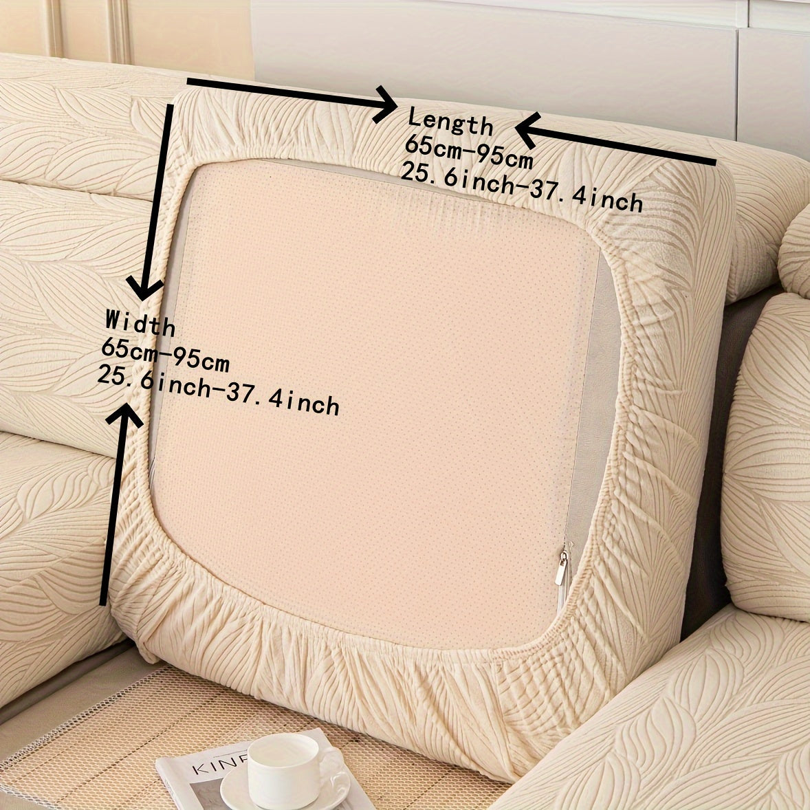 Polar Fleece Stretch Sofa Slipcover for Pets, Home Décor.