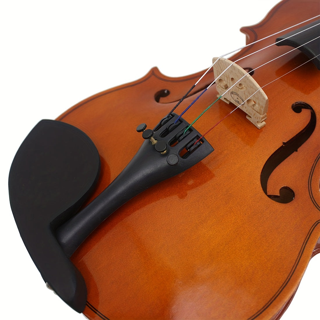 Astonvilla AV-105 Premium Full Size Violin: Lightweight, Durable Wood with Rich Tone for Beginners & Pros - Includes Case, Rosin, & Extra Bow Hair.