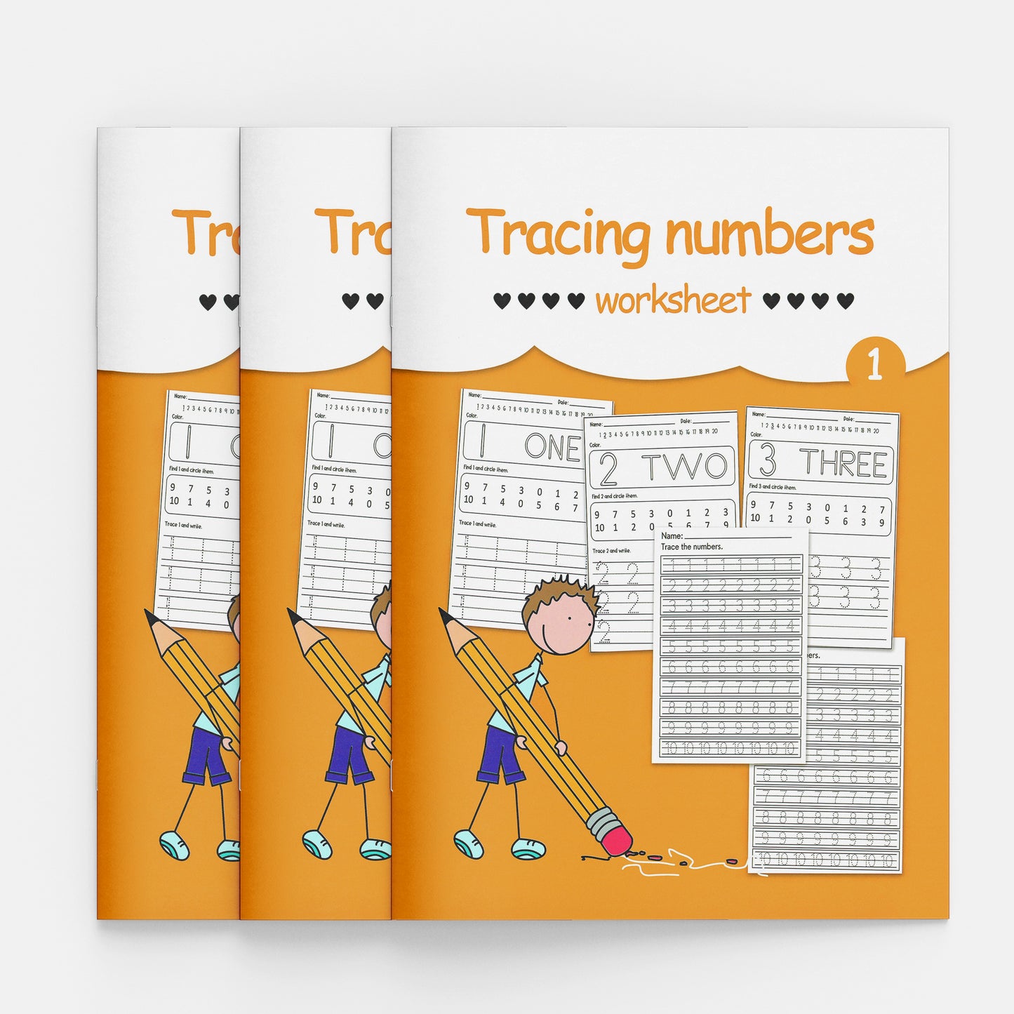 Kids Number Coloring & Practice Book: Fun Activities to Learn Numbers, Counting, and Color Skills.