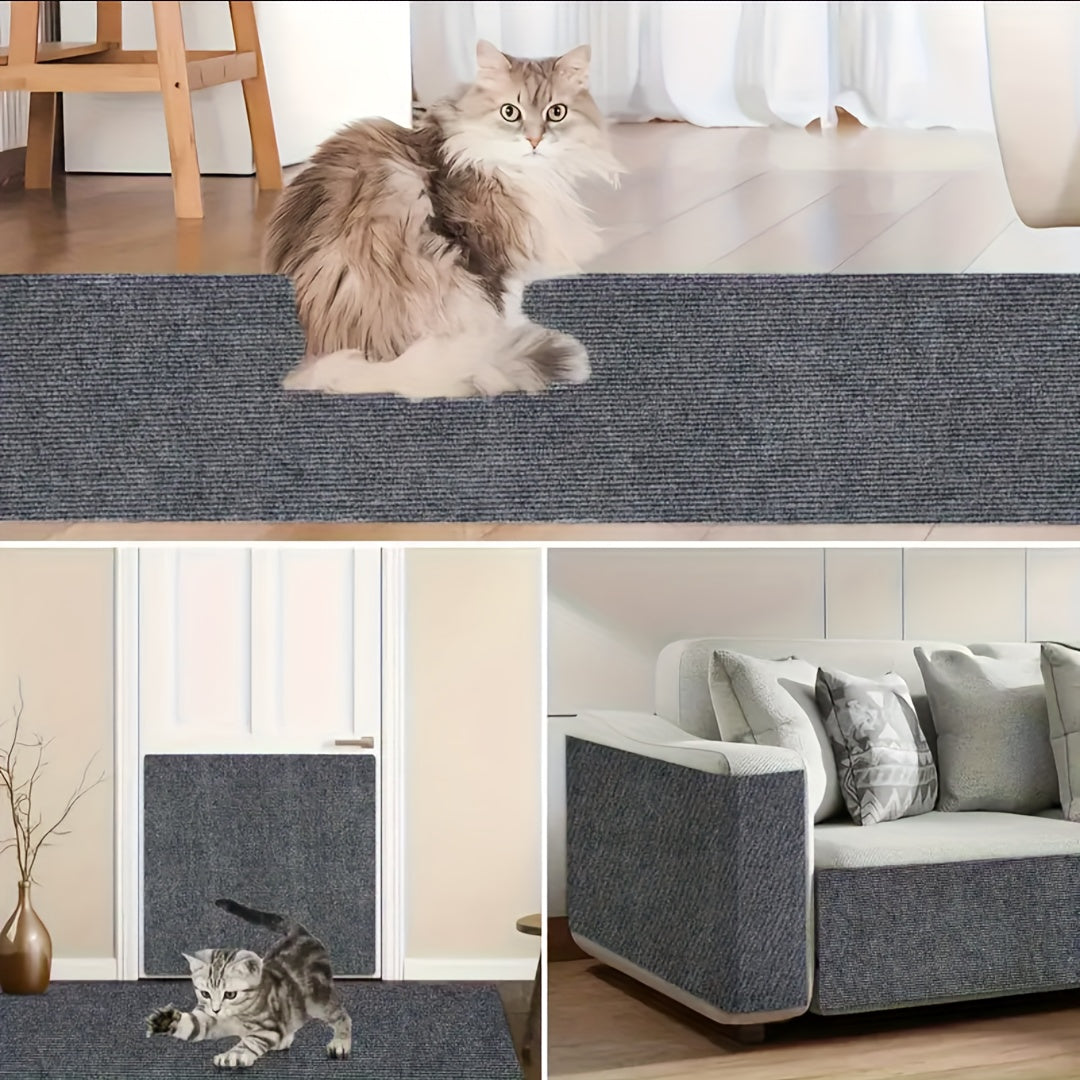 Polyester Scratch-Resistant Cat Scratching Pads for Climbing and Furniture Protection, Wall Mountable and Sofa Protector.