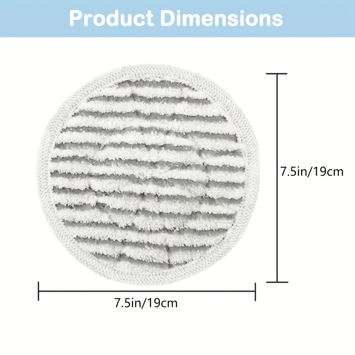 Experience enhanced cleaning with the Vicalo Velvet Steam Mop Pads, which come in a pack of 10 and are compatible with Shark models S7001, S8201, S7000AMZ, S8001, S7000, S7001TGT, S7201, S7005, and S7020. These pads come in diverse colors and patterns to