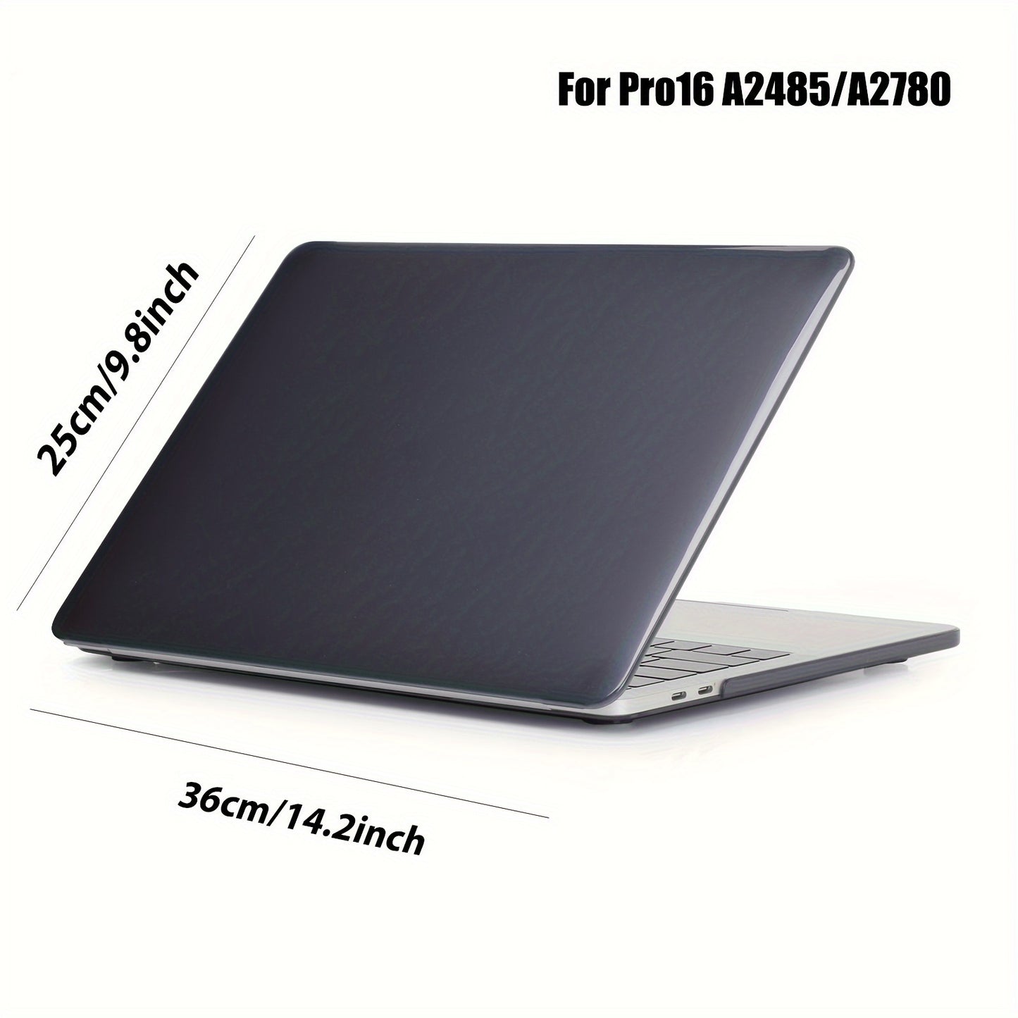 Protective case for MacBook Air/Pro, with non-slip pad and waterproof/dust-proof features. Fits models A2485, A2780, A2681, A2337, A2338.