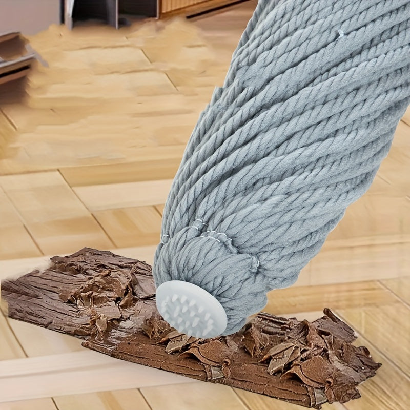 Bestselling self-twisting water mop for hands-free floor cleaning at home, ideal for wooden floors, tiles, pillars, and rags.