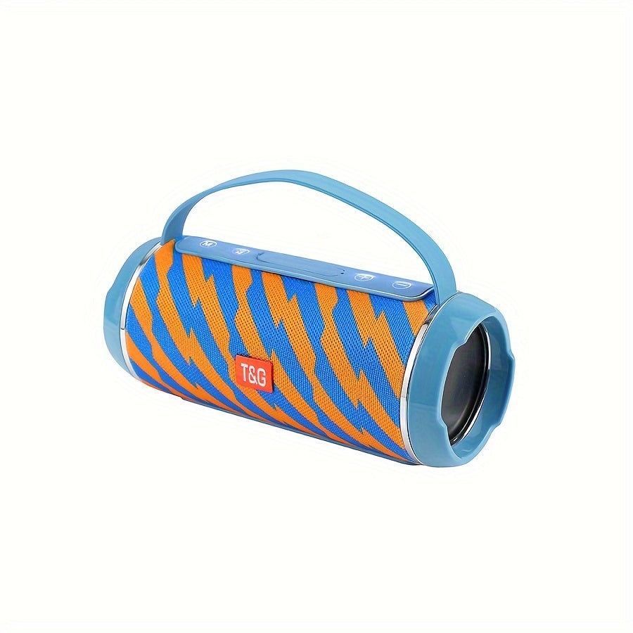 T&G TG116C is a portable wireless speaker with 5.0 surround sound, USB/TF/FM broadcast, and 10m connectivity. It has a rechargeable lithium battery with Type-C charging, making it a perfect