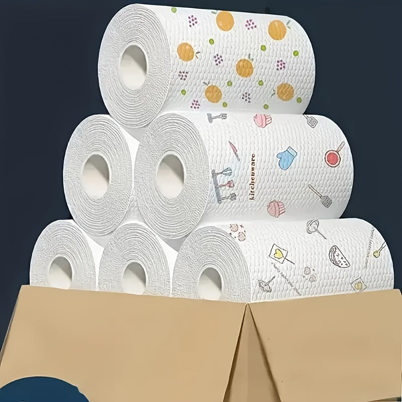 Essential for kitchen and party use, this 200-pack of premium absorbent paper towels are multi-ply disposable kitchen tissues that also double as strong fat-removing wipes. A convenient lazy wipe alternative.