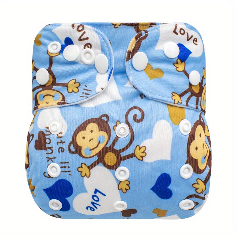 Reusable, Adjustable Baby Cloth Diaper - Ideal for Boys and Girls - No Insert Necessary. Great for Christmas, Halloween, or Thanksgiving Gift.