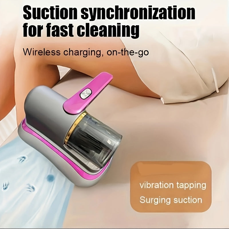 Ideal gift for cars and homes - wireless handheld vacuum cleaner for deep cleaning of beds, sofas, pet hair, and carpets.