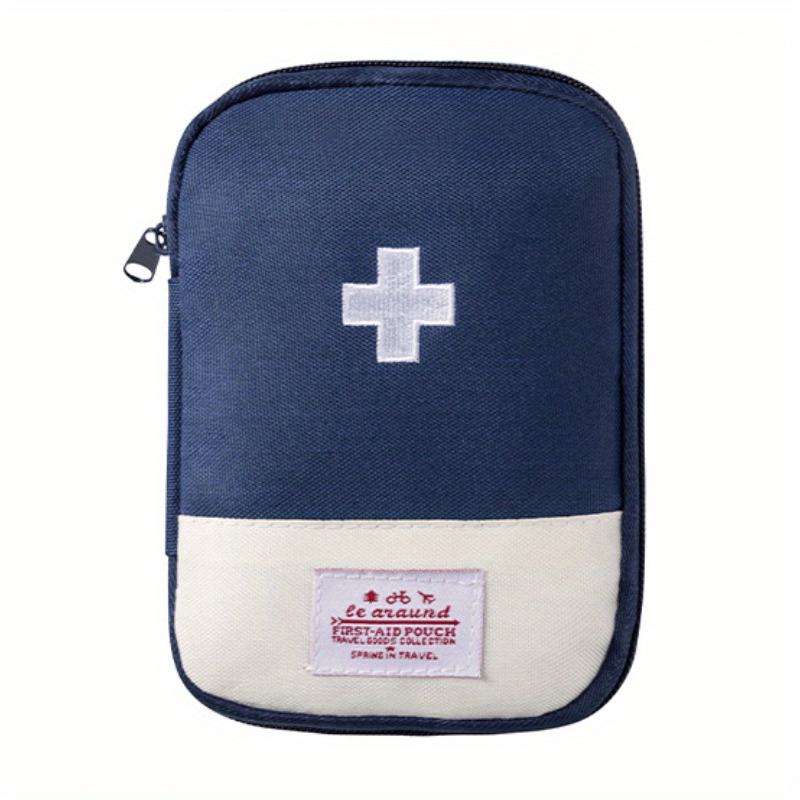 Convenient Portable Medicine Storage Bag for Travel, Camping, and Home Use - Zippered Medical Pouch for Easy Access