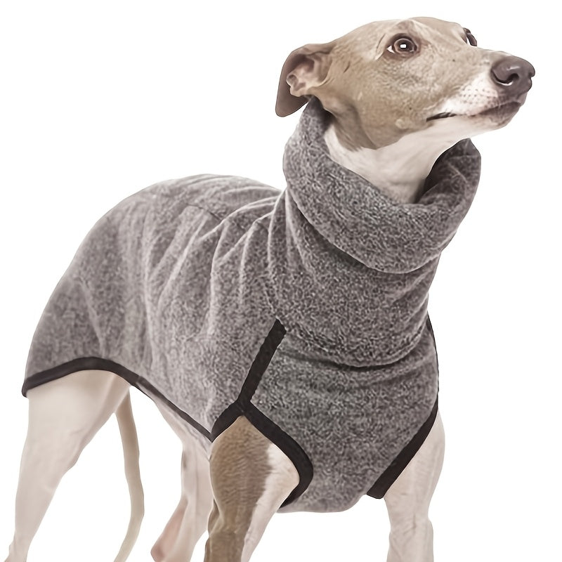 Warm, windproof vest for large dogs - ideal for fall and winter.