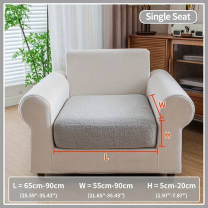 Waterproof stretch sofa cover for all seat sofas, with a modern non-slip design, pet-friendly, and fits L-shaped sofas.