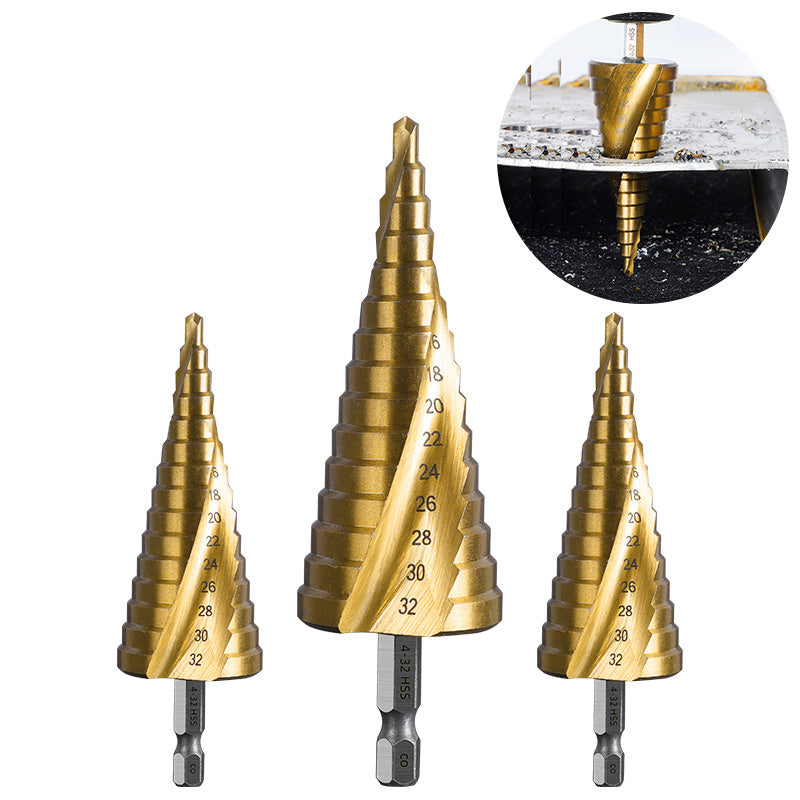 1/4 Inch Hex Shank Quick Change Cone Drill