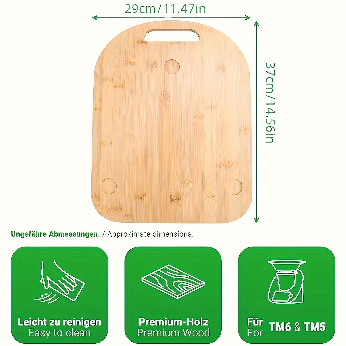 Upgrade your Thermomix TM6/TM5 with the MOBETBAN Premium Wooden Sliding Plate. This smooth glide food processor accessory is perfect for outdoor cooking enthusiasts. Choose the durable acrylic option for extra longevity.