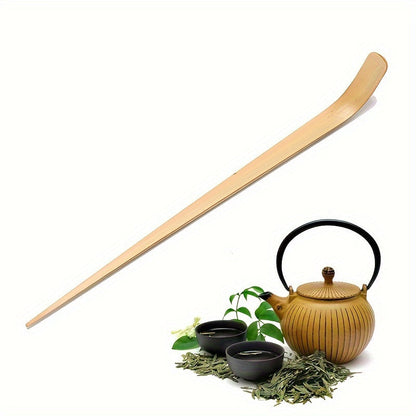 Traditional Japanese Ceremony Accessory: Handcrafted Bamboo Matcha Tea Scoop - 17.78cm for Authentic Green Tea & Matcha Preparation.