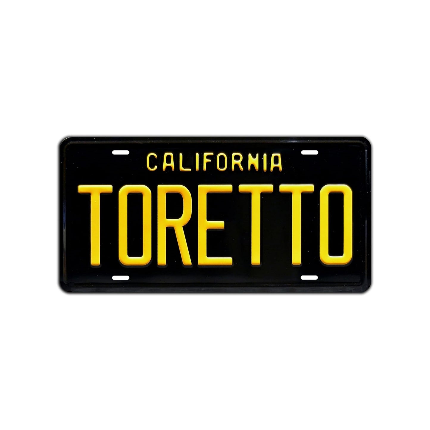 California License Plate Metal Tin Sign - Funny design (11.81"x5.91"/30x15cm), Perfect for Home Decor, Wall Art, Bathroom, Bar, Cafe, Garage, or Farmhouse. Ideal gift for Christmas or Halloween.