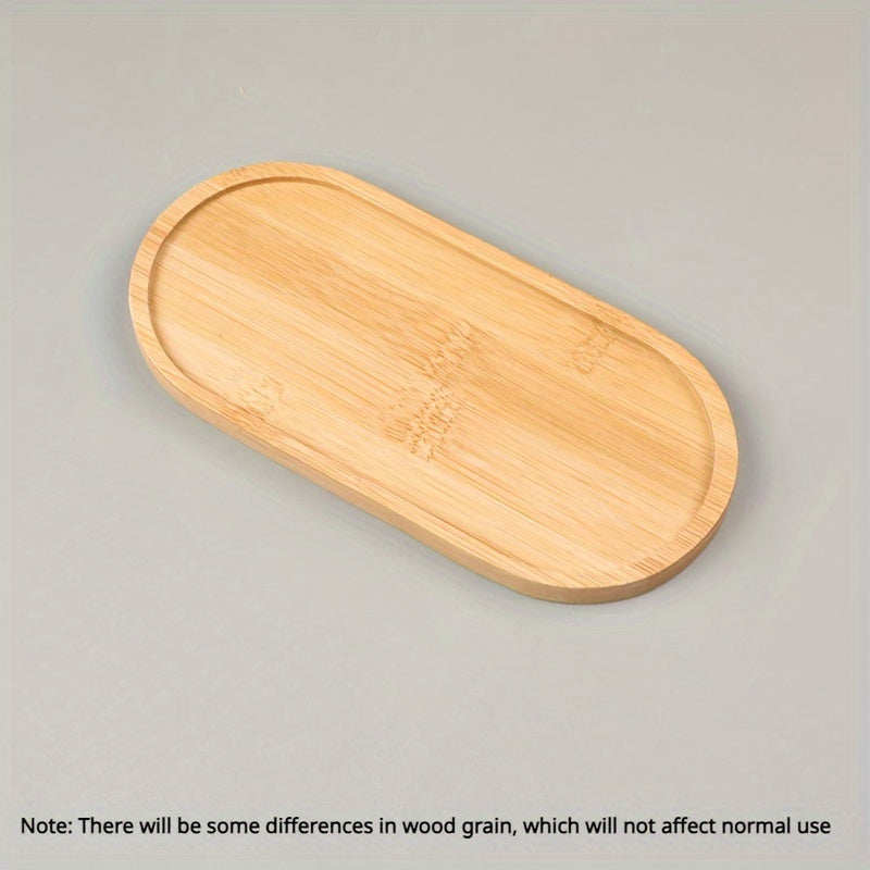 Multipurpose bamboo tray for kitchen and dining, serving platter, coaster, and coffee cup mat.