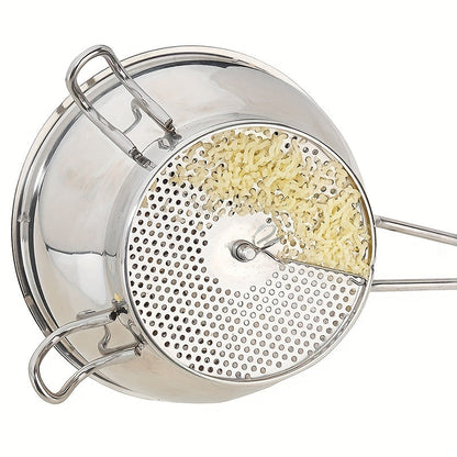 The ultimate kitchen tool for mashing fruits and vegetables - 1pc Stainless Steel Food Mill!