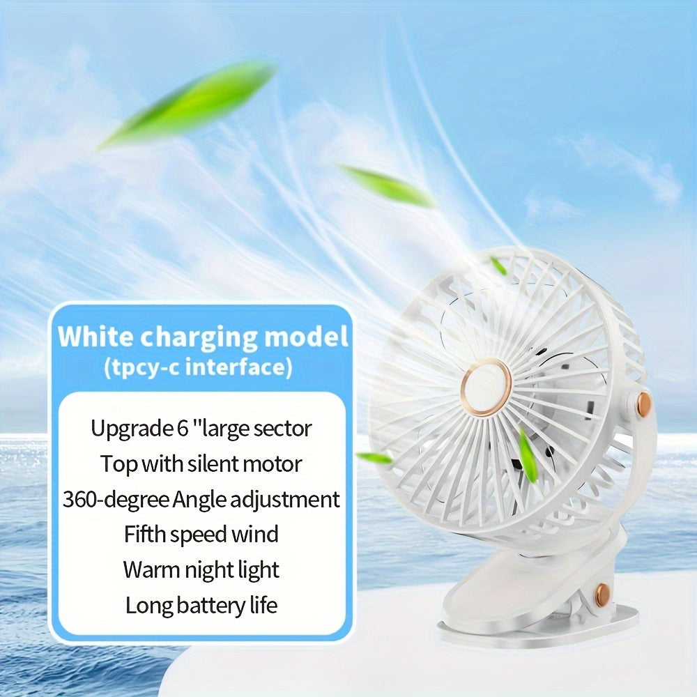 The Jkuoo Vertical Fan is a versatile clip-on electric fan designed for indoor air circulation, featuring adjustable angles and wind speeds for strong airflow with minimal noise.