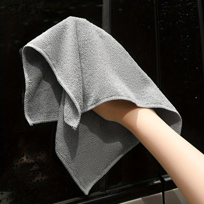 50-piece set of modern super absorbent polyester cleaning cloths, featuring knit fabric square towels for versatile household cleaning. These quick-dry towels with a space theme design are ideal for use in the kitchen, bathroom, car, and outdoors. Each