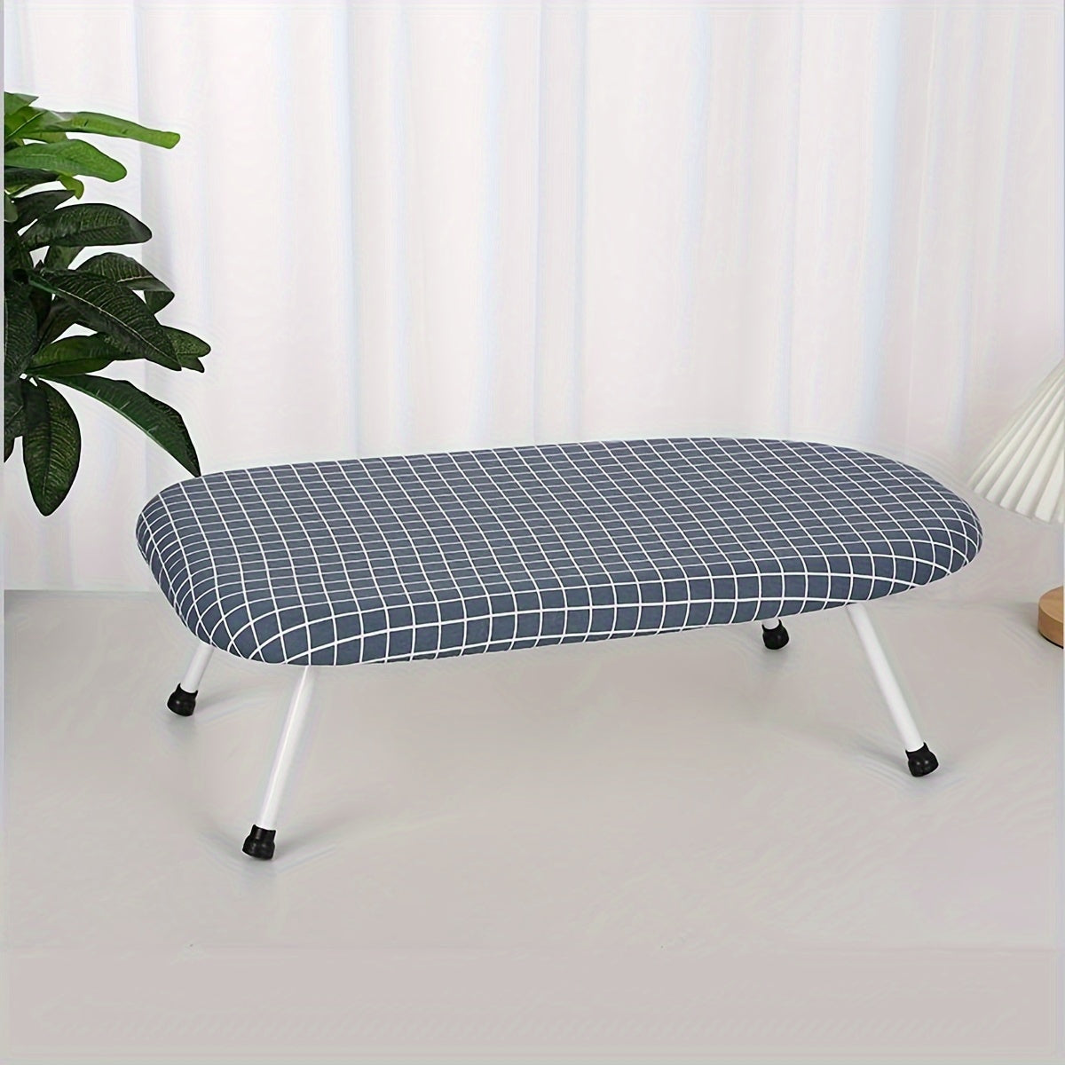 1 piece of Countertop Ironing Board: Home Thickening Special Hanging Ironing Foldable Ironing Board with High Temperature Ironing Table, Household Accessories sized at 59.99 * 37.01 * 16.99 cm.