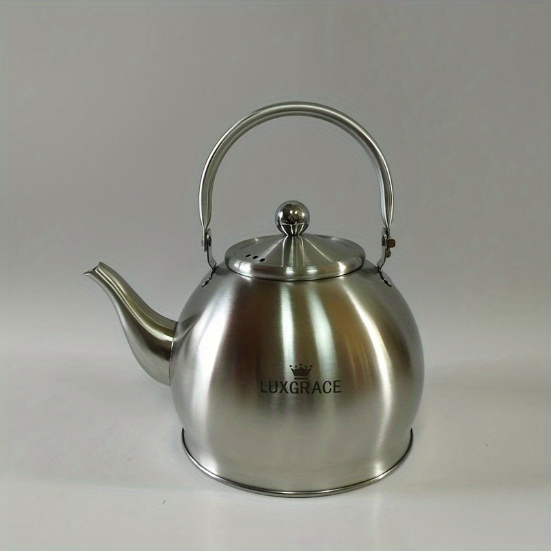 Luxgrace Stainless Steel Teapot is perfect for Christmas, Thanksgiving, Father's Day, and Mother's Day. It is durable and elegant kitchenware.