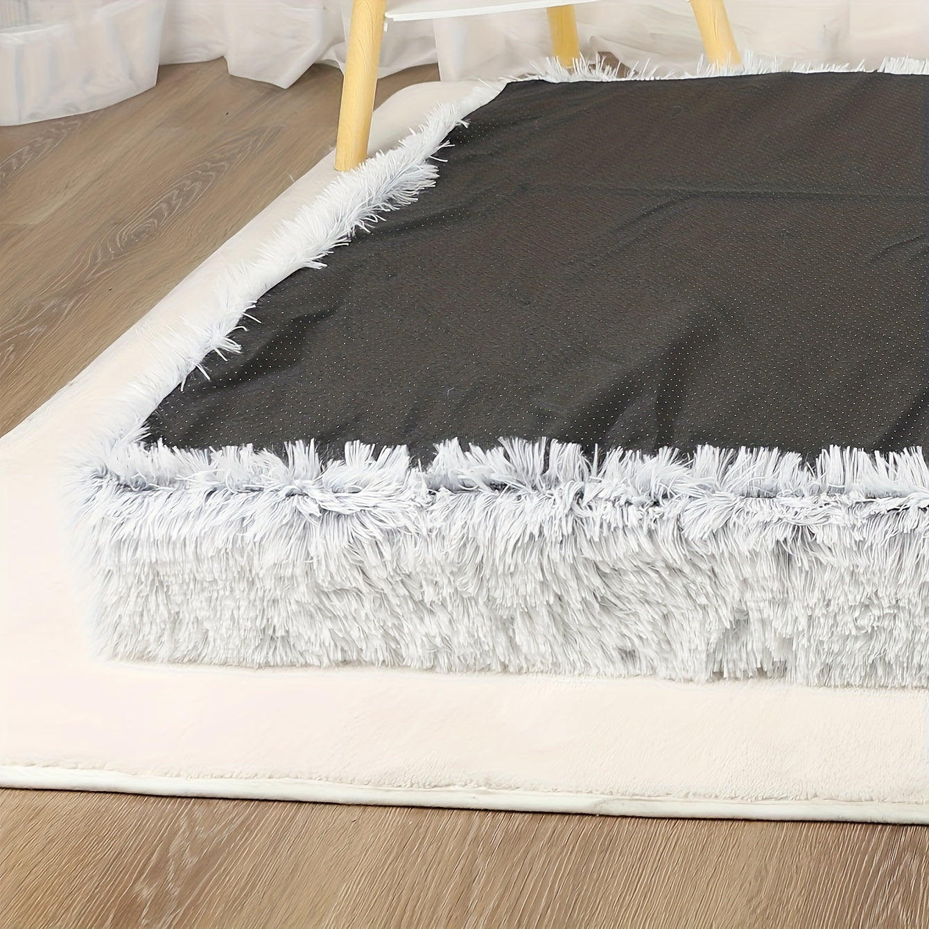 Soft plush dog bed with waterproof bottom for all sizes of dogs and cats. Comfortable, washable, and anti-slip.