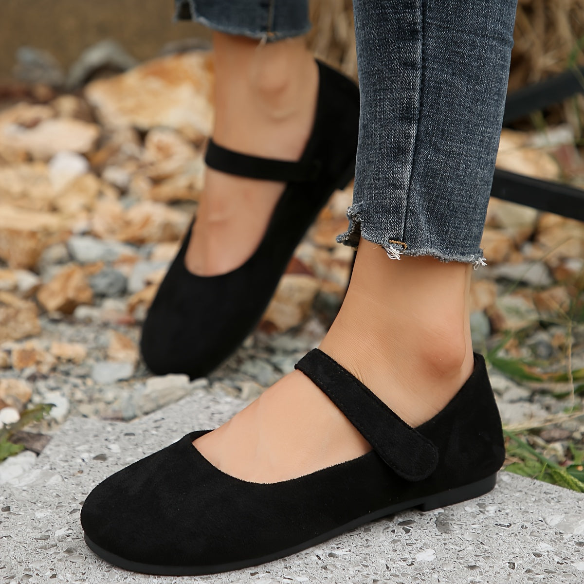 Comfortable round toe flats for women that are perfect for everyday wear.