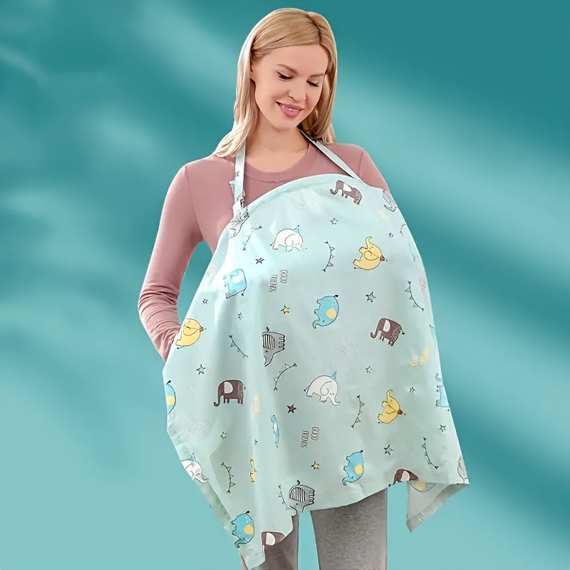 Lightweight Sun Protection Cape - Versatile Outdoor Nursing Cover for Kids and Youngsters, with Breathable Fabric