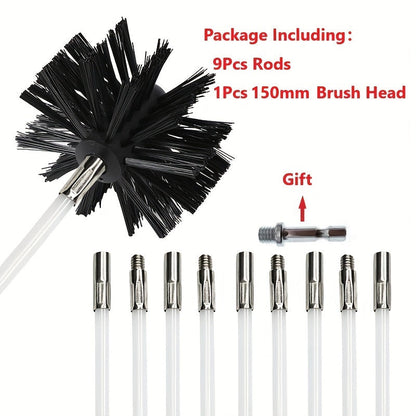 Cleaning your dryer vent just got easier with our versatile brush kit. Choose from 8 or 11 pieces, each including flexible rods and a soft drill attachment. Our expandable lint remover features a plastic handle and extends up to 243.84-365.76 cm, making