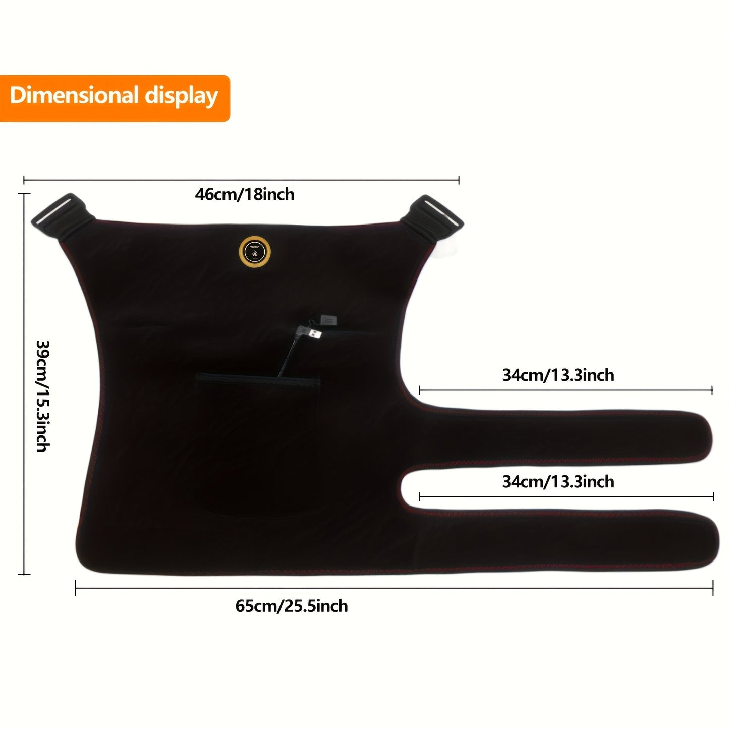 Introducing the MUTOKEJI Hip Heating Pad - a versatile electric heated hip brace designed for both men and women. This USB-powered thermal compression groin pad comes in S/M sizes, perfect for providing targeted heat therapy and comfort to your hips. Say