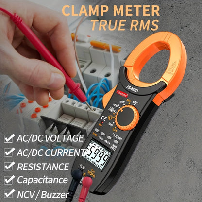 Aicevoos Digital Clamp Meter, 6000 Counts 600A/1000A AC/DC Current, Auto Rang, True RMS Multimeter Ammeter Voltage Tester with NCV.