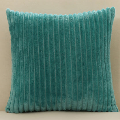 New Year/Christmas Decorative Corduroy Pillow Cover, 17x17 Inch, Perfect for Party/Home Decor