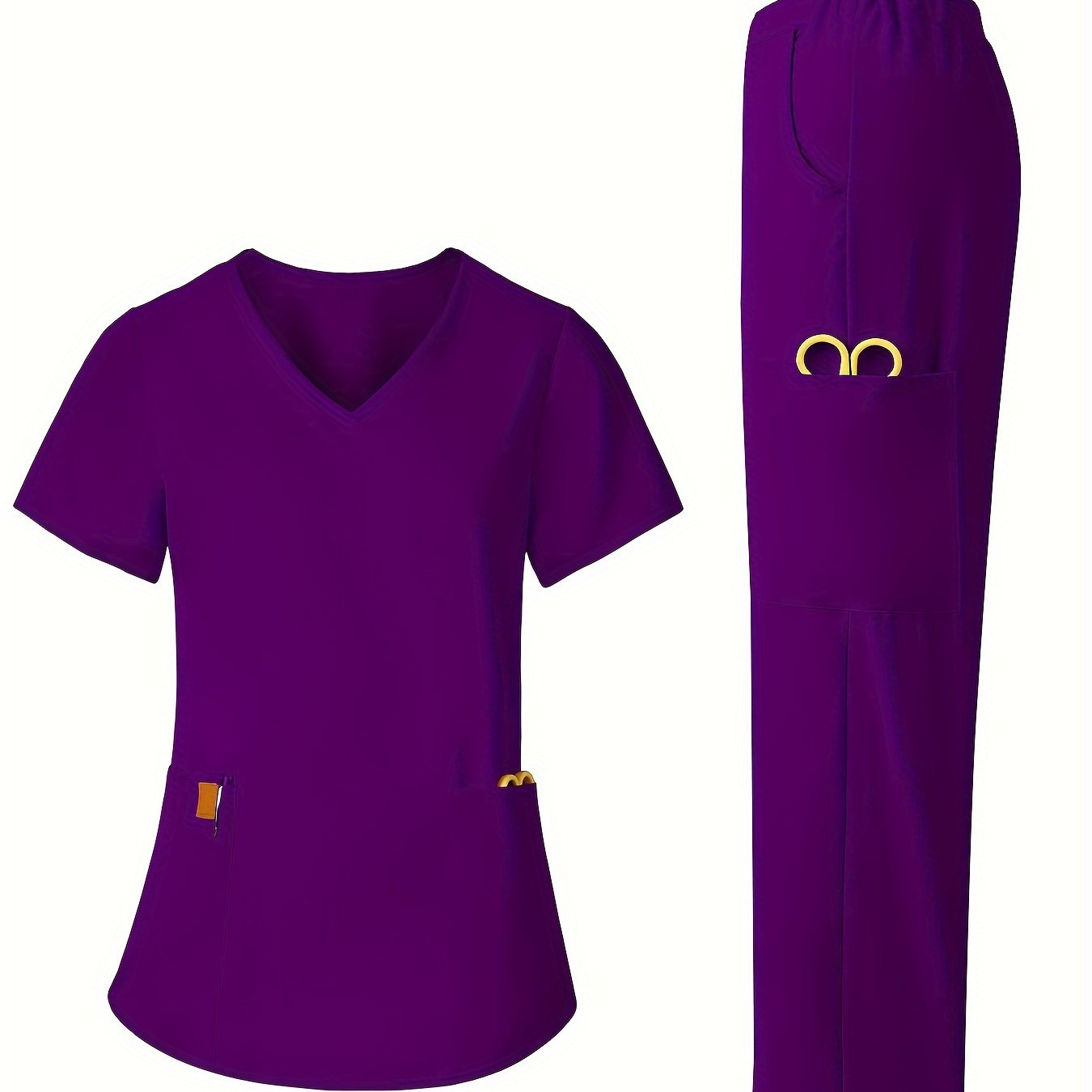 Unisex Medical Surgical Gown Set for Healthcare Professionals, Including Top and Pants