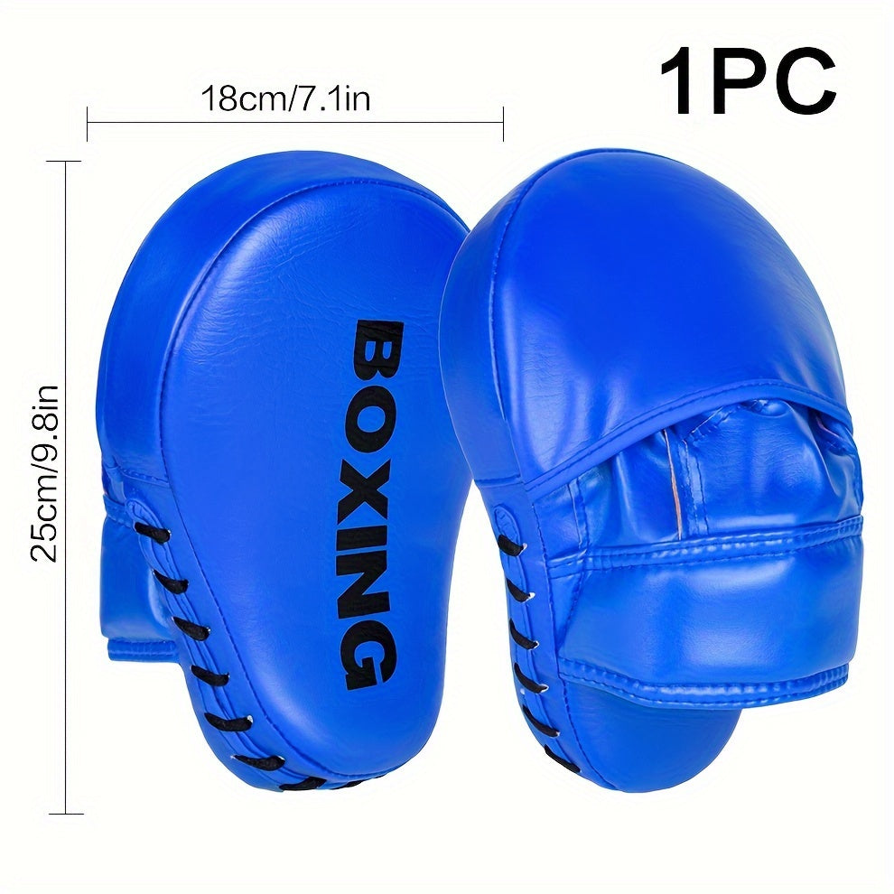 Boxing hand target for kickboxing and Muay Thai training.