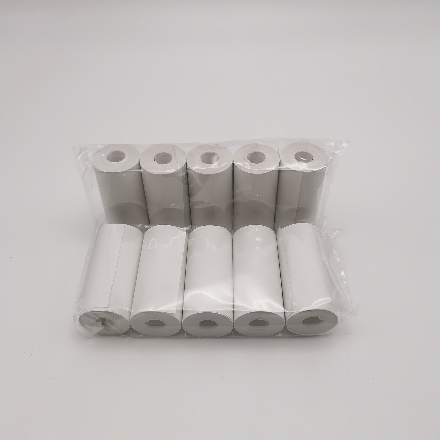 10 rolls of smooth surface 65g thermal printer paper for instant camera photo printing, ink-free and recyclable.