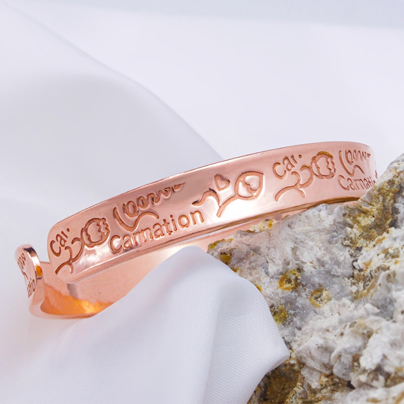 A stylish Purple Bronze Women's Bracelet perfect for everyday wear or special occasions. Makes a great gift for mothers, girlfriends, or loved ones for Christmas, birthdays, or the New Year.