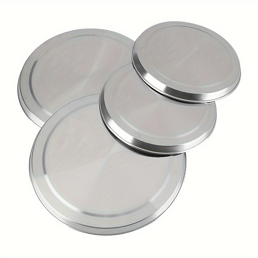 Set of 4 Stainless Steel Stove Covers - Top Cover for Kitchen Stove, Convenient and Easy to Use for Cooking