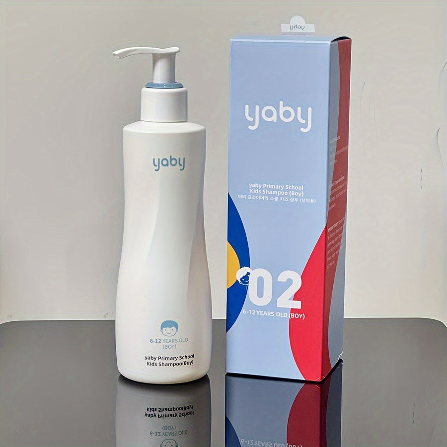 Yaby Primary School Kids Shampoo - Designed for boys aged 6-12, this scalp care shampoo is perfect for dry and delicate hair. With a 250ml/8.454fl.oz bottle, this kids scalp cleaner is ideal for daily use and gift giving. Made in Korea.