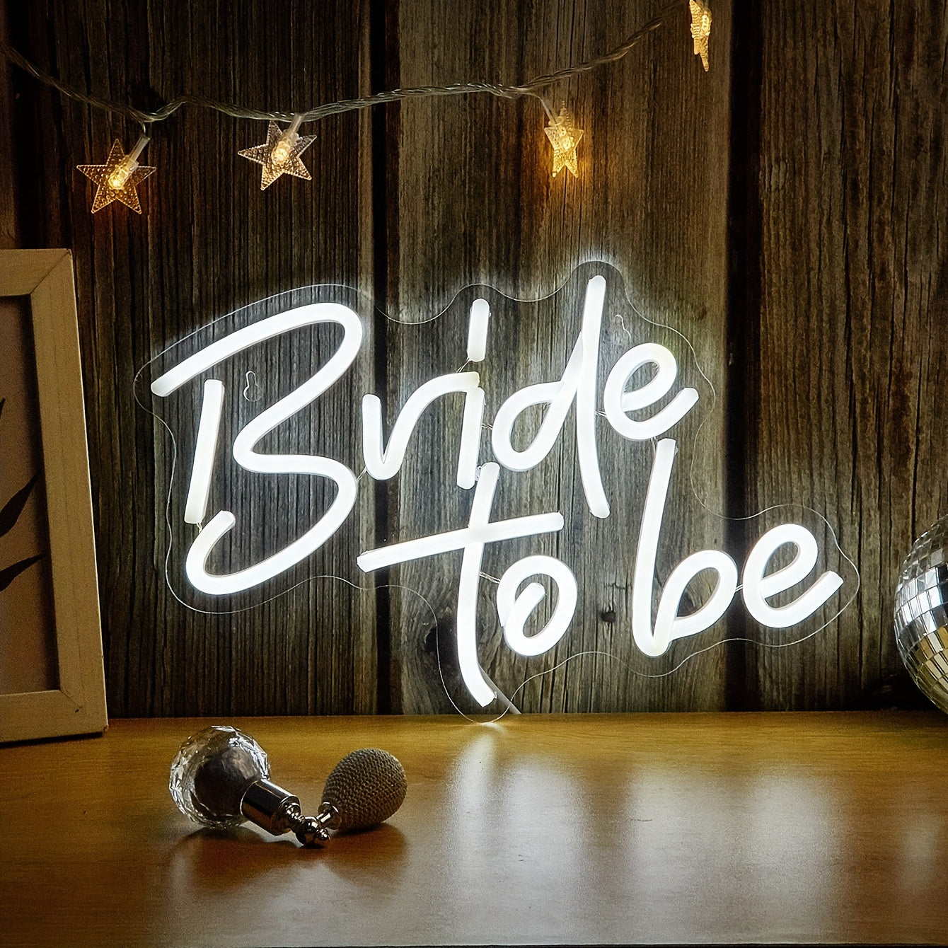 Bride To Be LED Neon Sign for wedding and party decor.